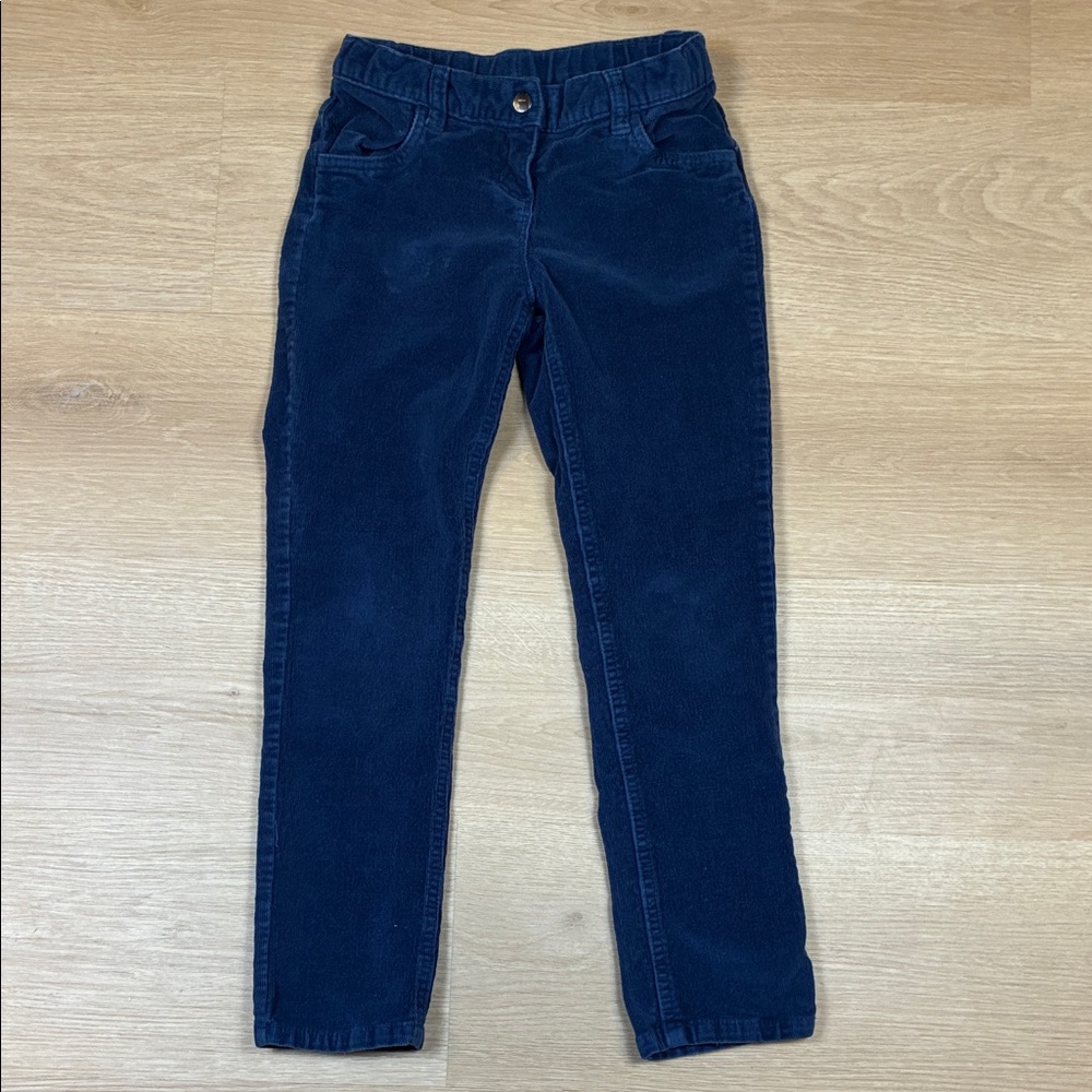 Hanna Andersson Blue Corduroy Trousers Unisex size 8 Pants